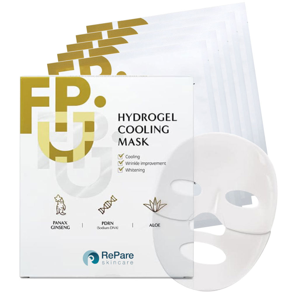 Hydrogel Cooling Face Mask - Hydrating, Collagen Stimulation, Brightening, Wrinkles