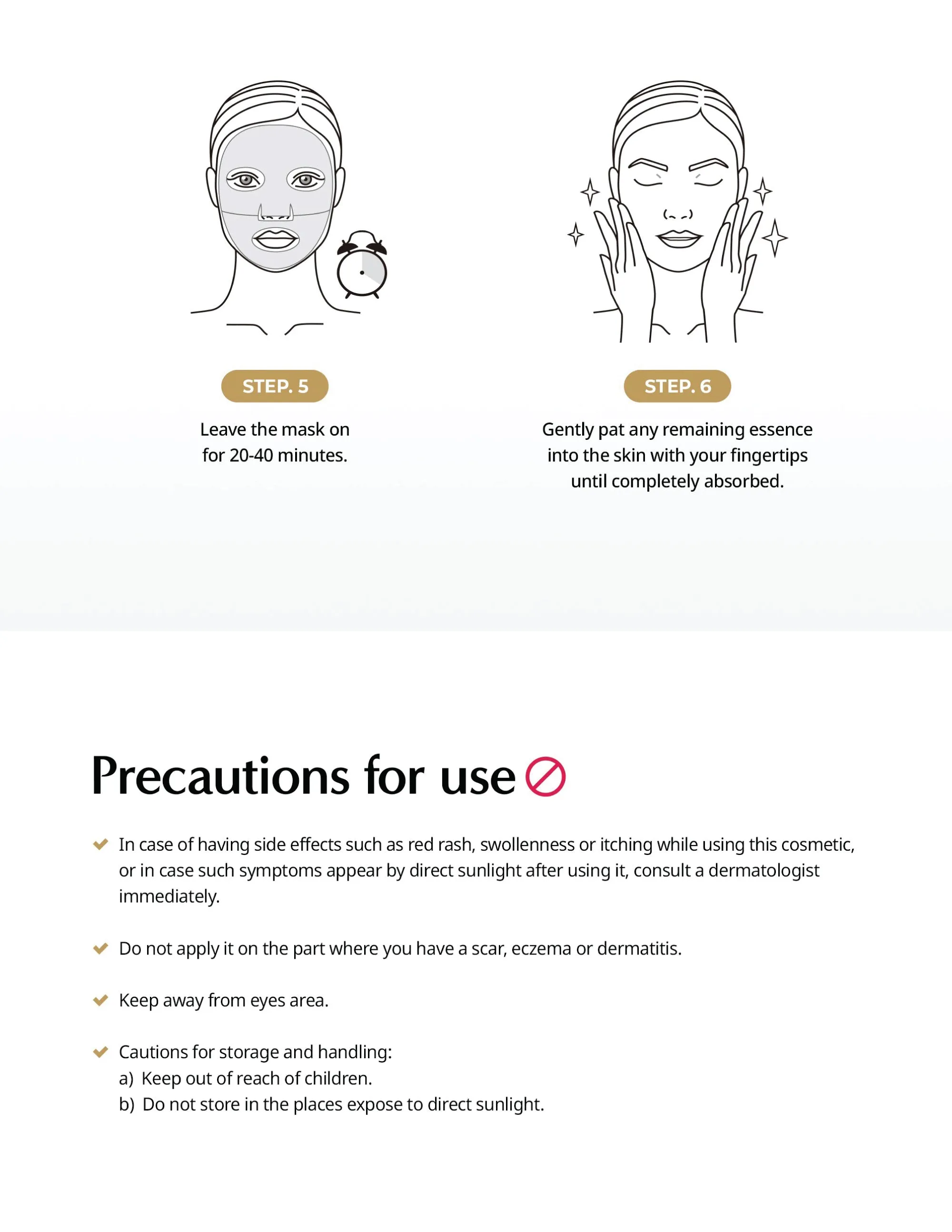Hydrogel Cooling Face Mask - Hydrating, Collagen Stimulation, Brightening, Wrinkles