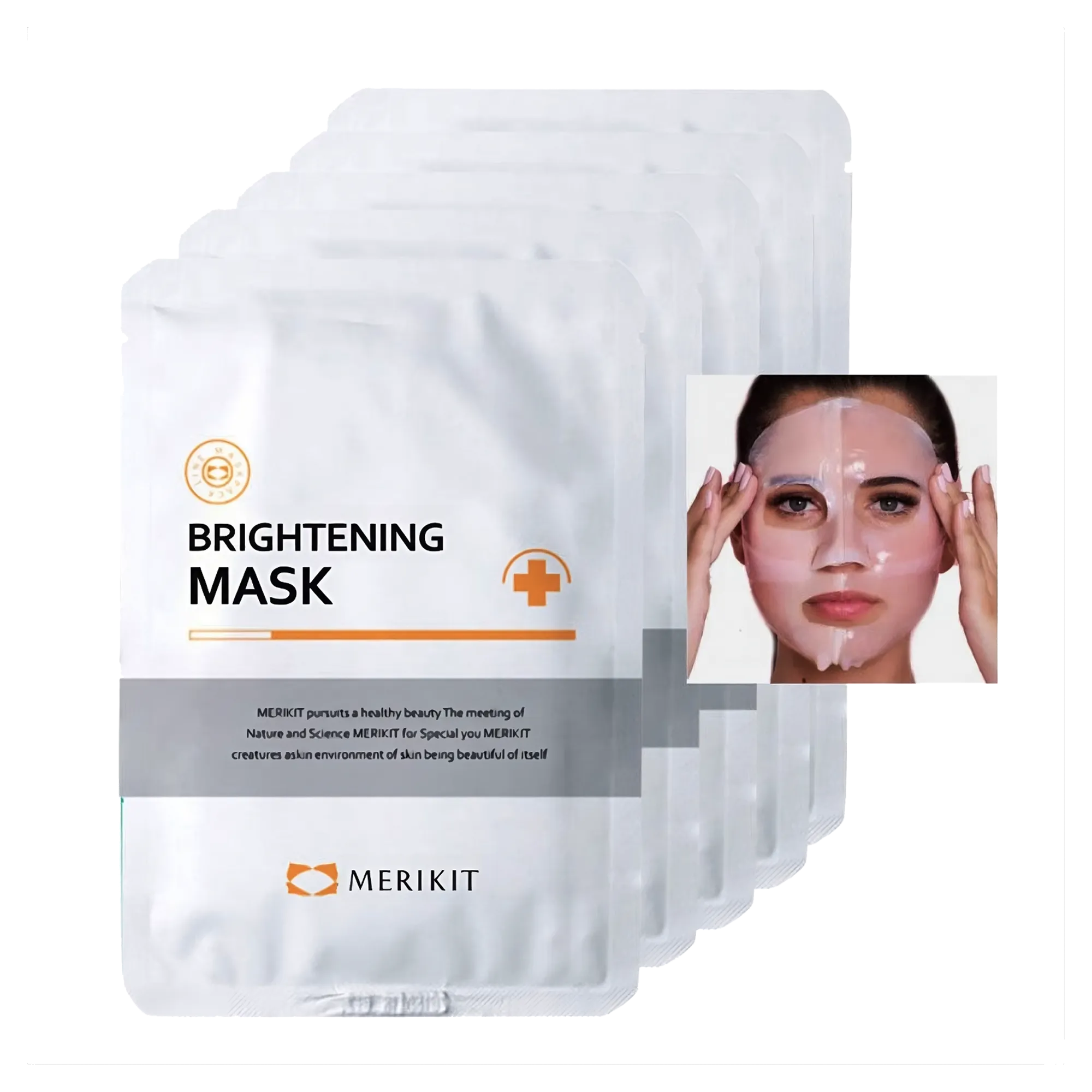 Brightening Face Mask with Hyaluronic Acid, Niacinamide - B3
