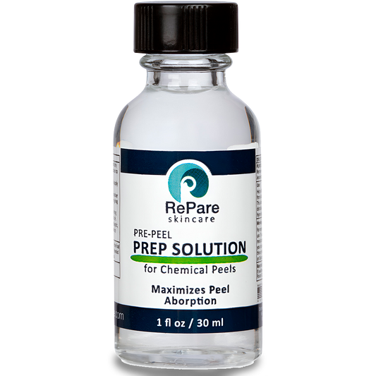 Skin Peel Essential Prep Solution - 1oz Cleansing Formula for Even Peel Application & Enhanced Results