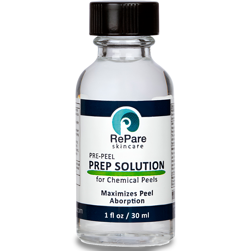 Skin Peel Essential Prep Solution - 1oz Cleansing Formula for Even Peel Application & Enhanced Results