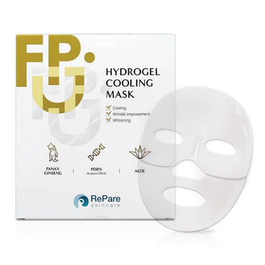 Hydrogel Cooling Face Mask - Hydrating, Collagen Stimulation, Brightening, Wrinkles