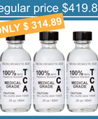 Revitalizing TCA Skin Peel: Customize Your Strength from 10% to 100% - Target Wrinkles, Acne Scars, and Imperfections