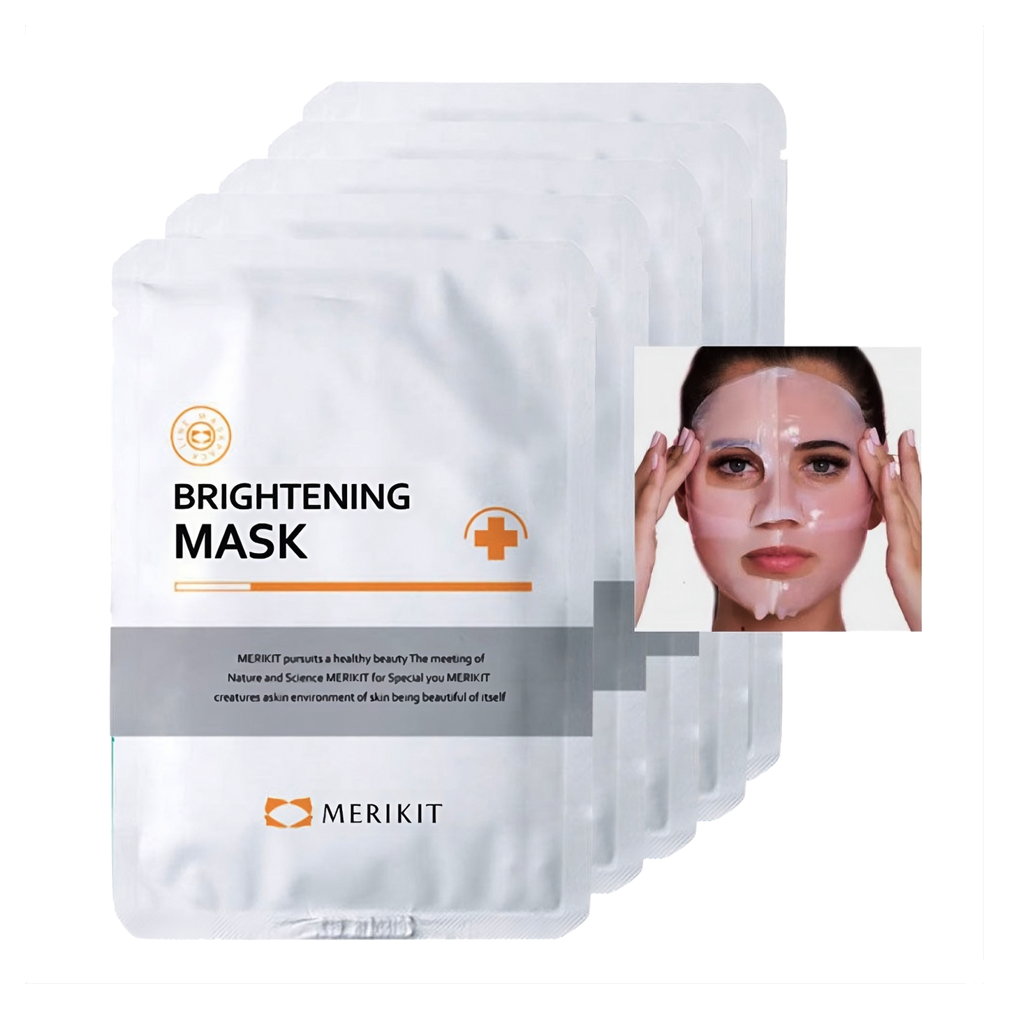 Brightening Face Mask with Hyaluronic Acid, Niacinamide - B3