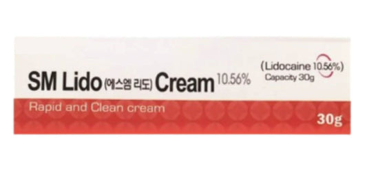 SM Lido Cream 10.56% -  Fast-Acting Topical Anesthetic for Pain Relief